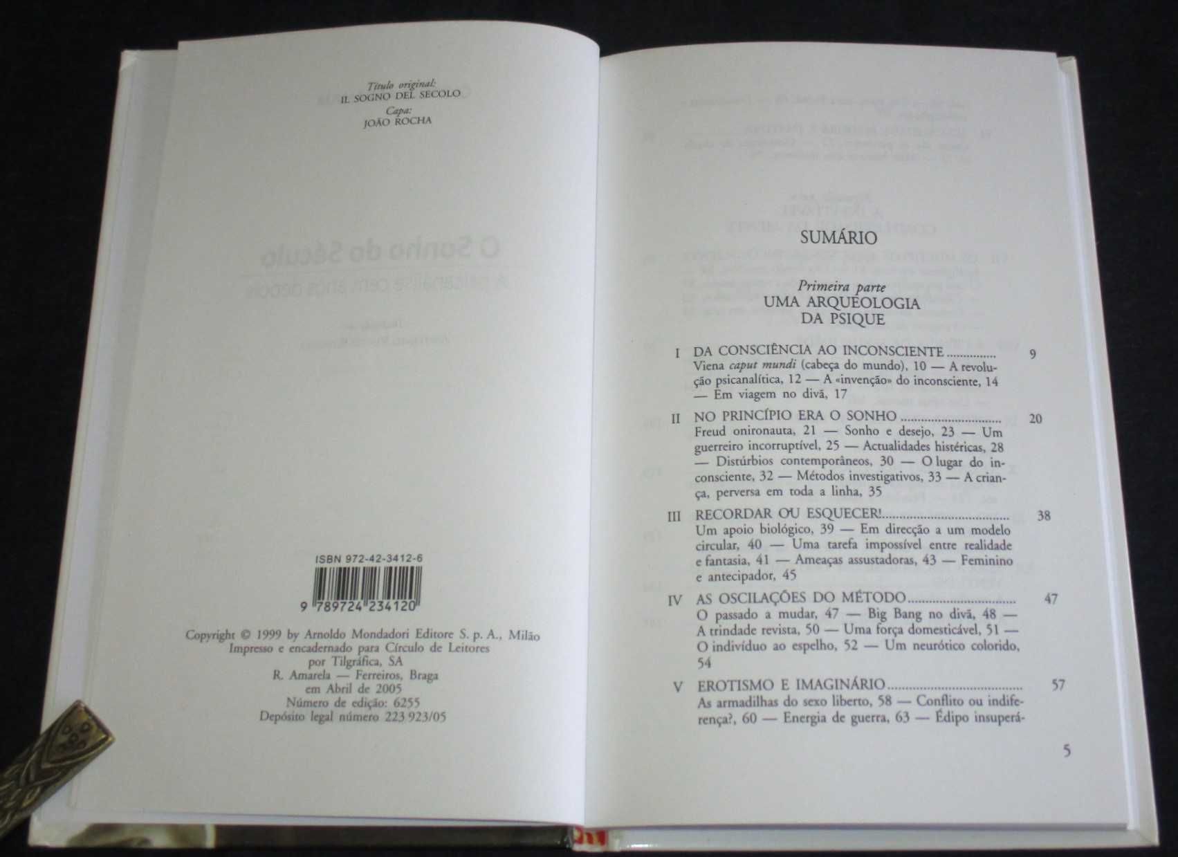 Livro O Sonho do Século A Psicanálise cem anos depois Giorgio Abraham