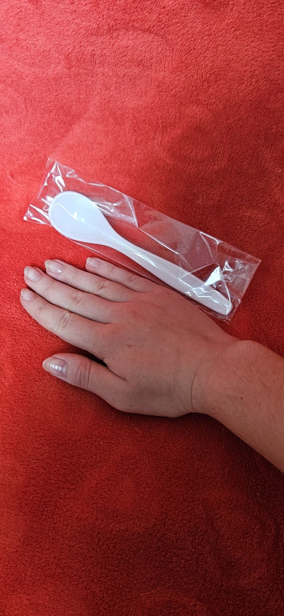 Plastikowa łyżka
