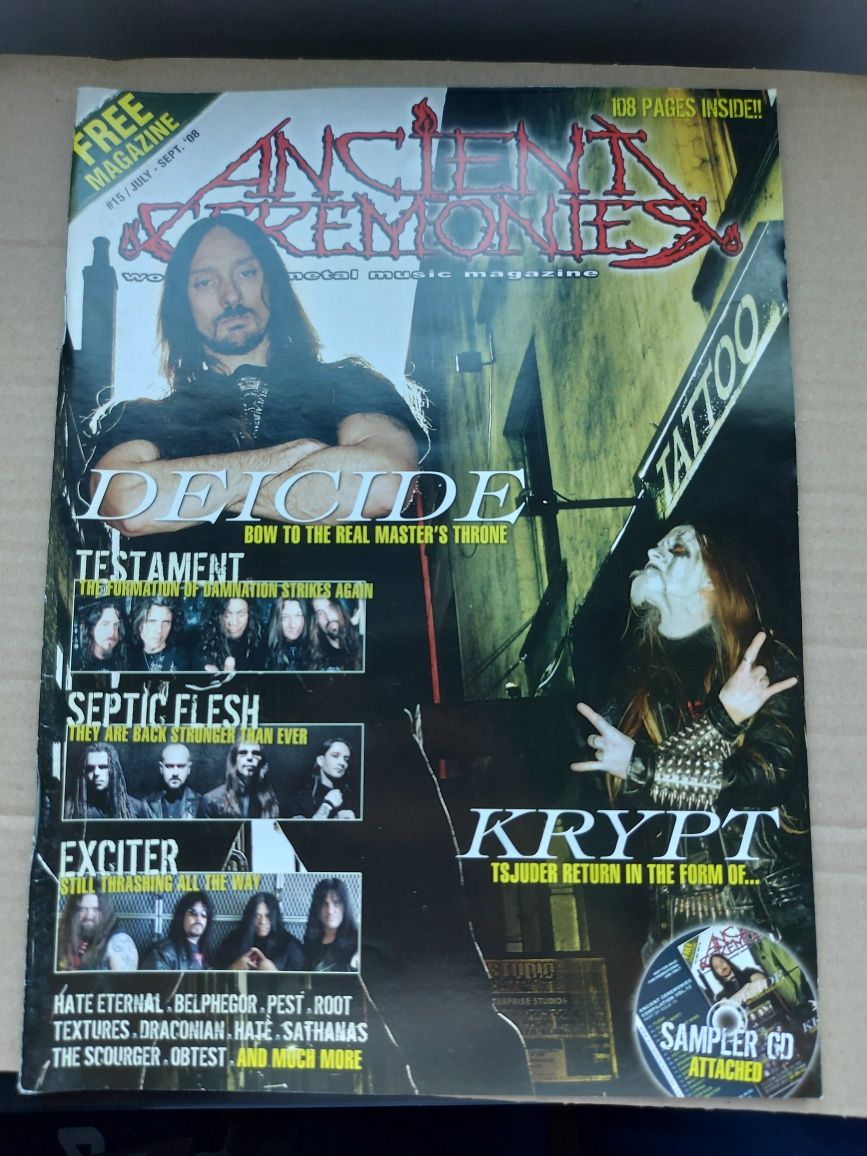 Ancient ceremonies mag / Zine anos 90
# 4, 5, 6,7 ,8,9 , 10  11sem c