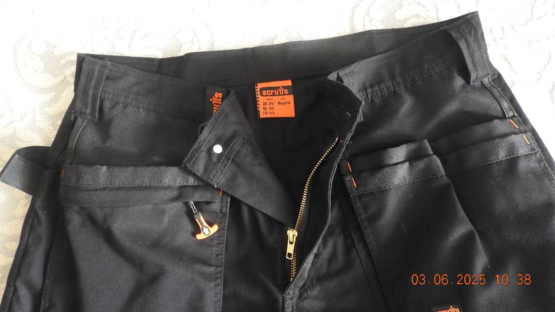 Брюки рабочие Scruffs,р-р 34 (наш 48-50),в идеале.