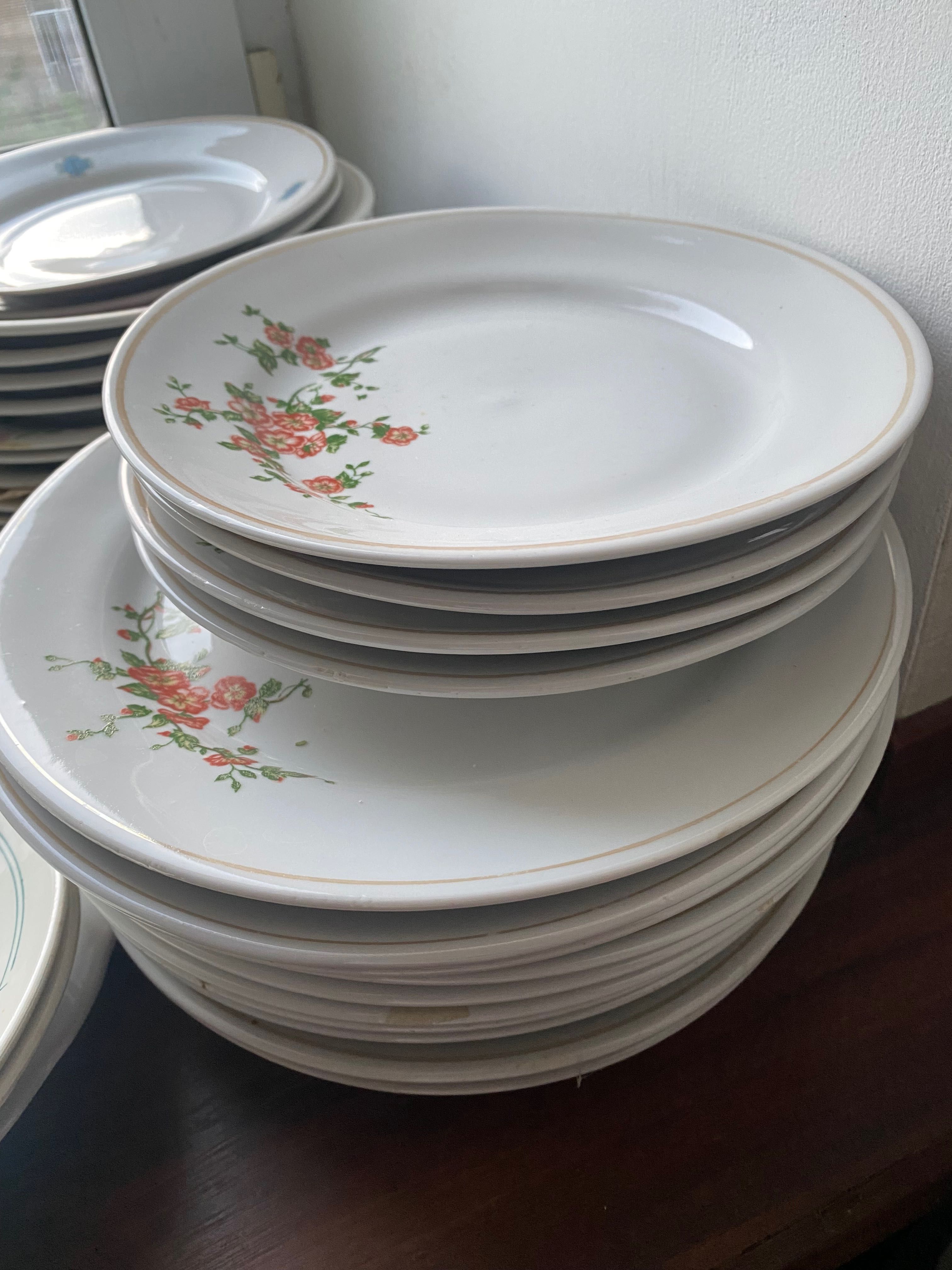Радянський посуд тарілки вел 24см і мал 20см советские тарелки посуда
