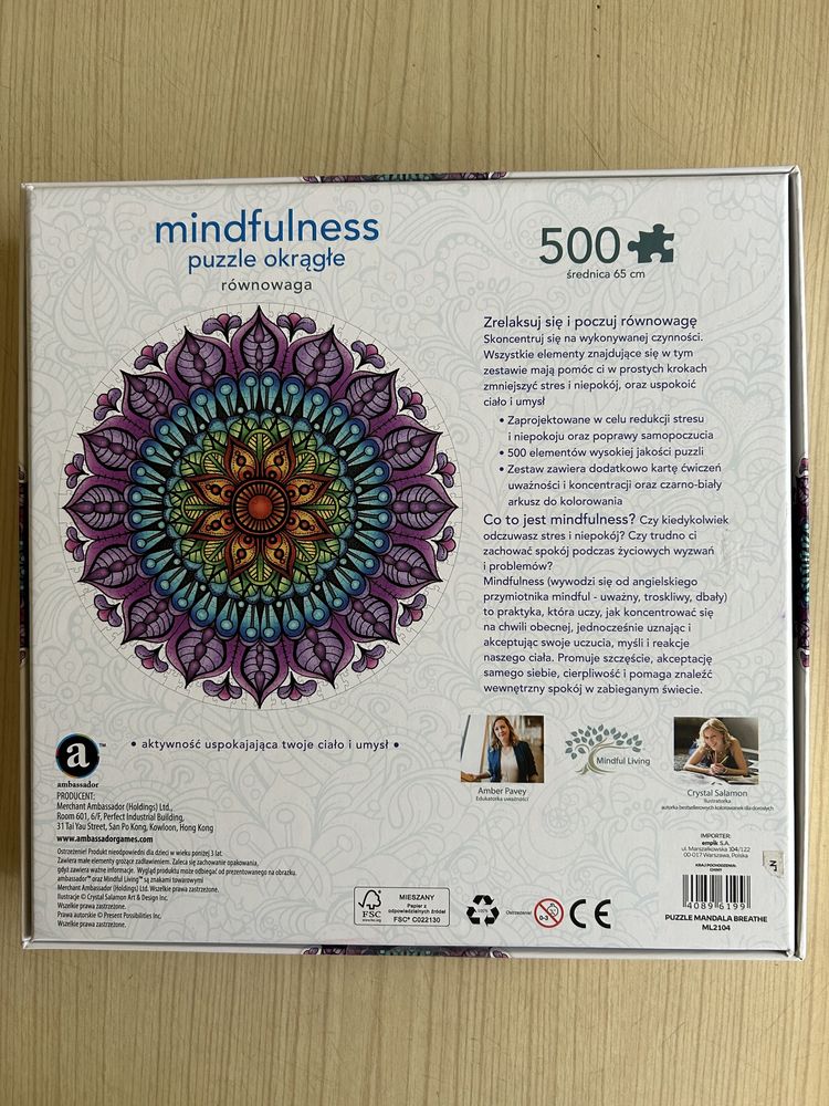 Puzle mindfulness , 500 sztuk