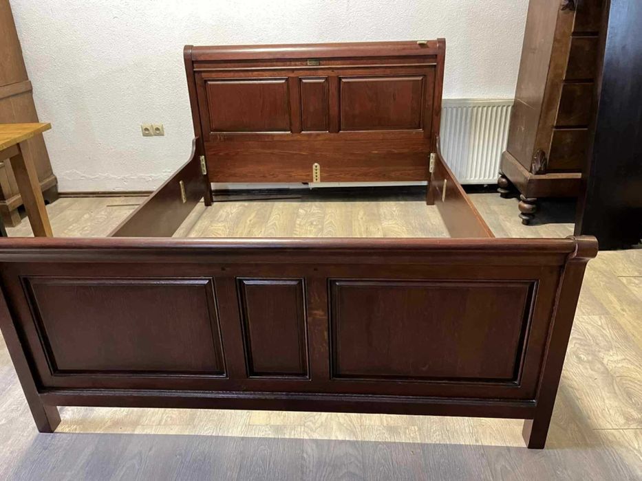 Łóżko łoże drewniane lite drewno dębowe 160x200 stan bdb FV DOWÓZ