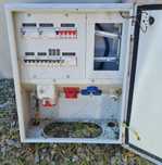 Quadro elétrico obra