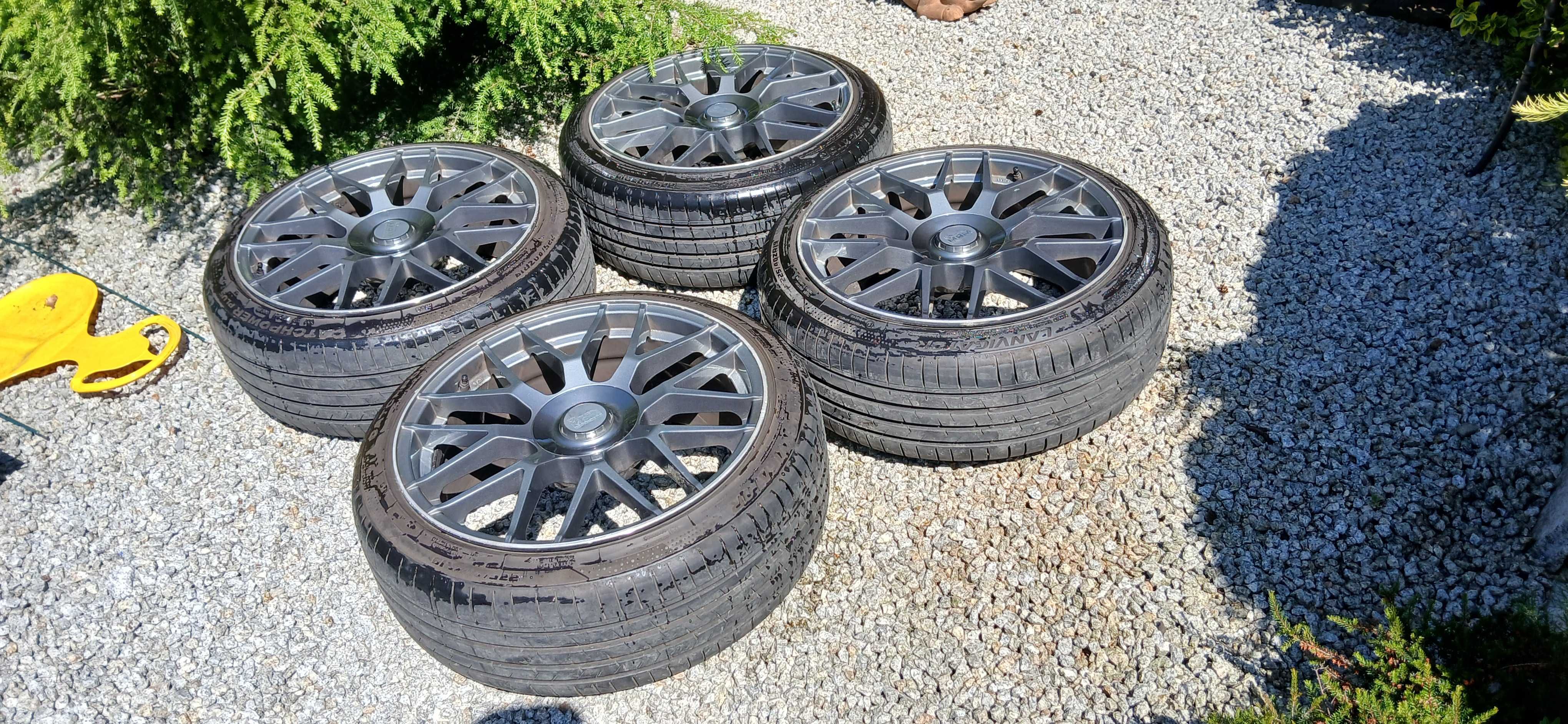 Alufelgi 19 MAM 5x112 Audi Vw Mercedes NOWE OPONY LETNIE 5X100