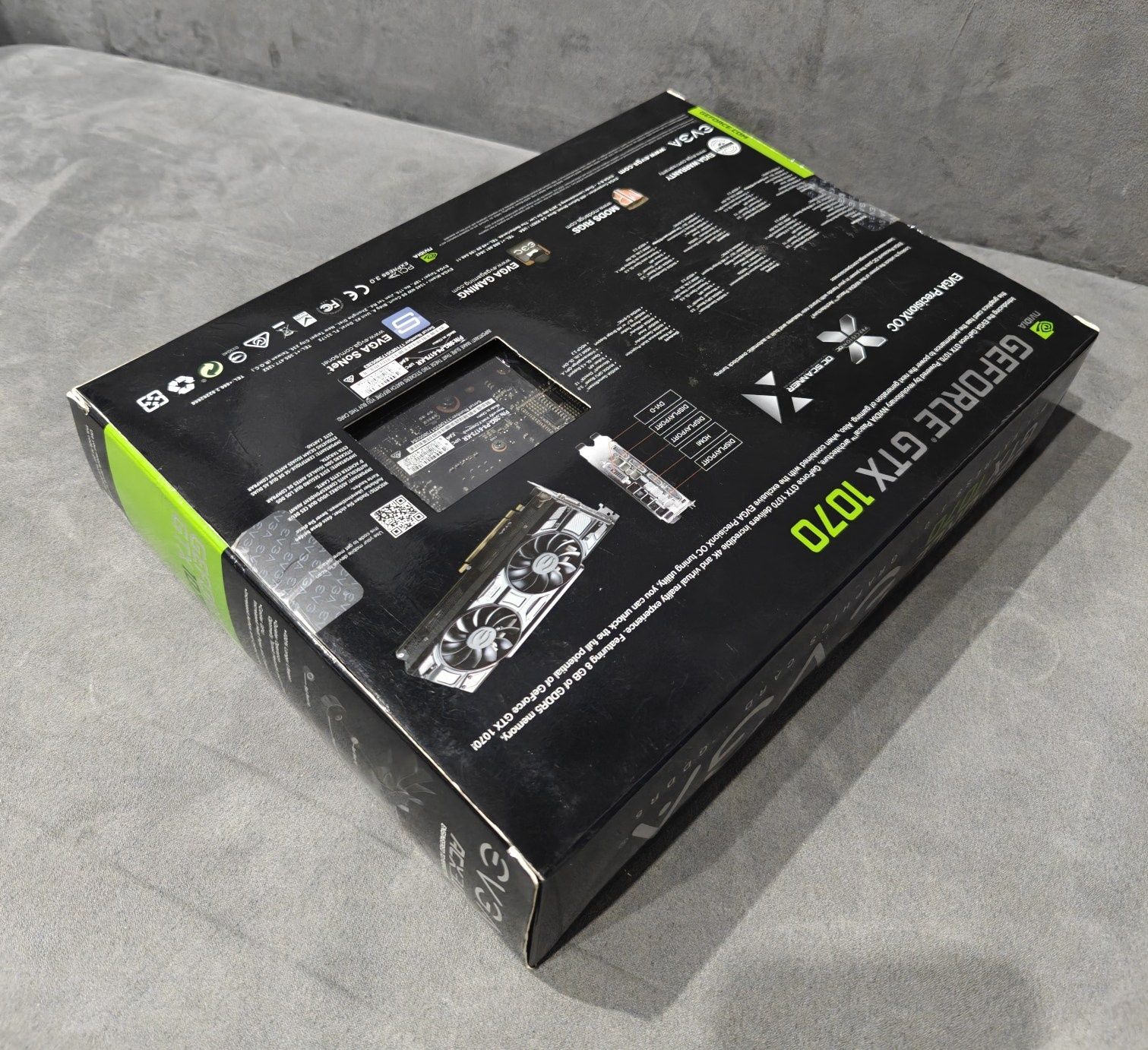 GeForce GTX 1070 8GB GDDR5 DX12 EVGA SuperClocked BOX