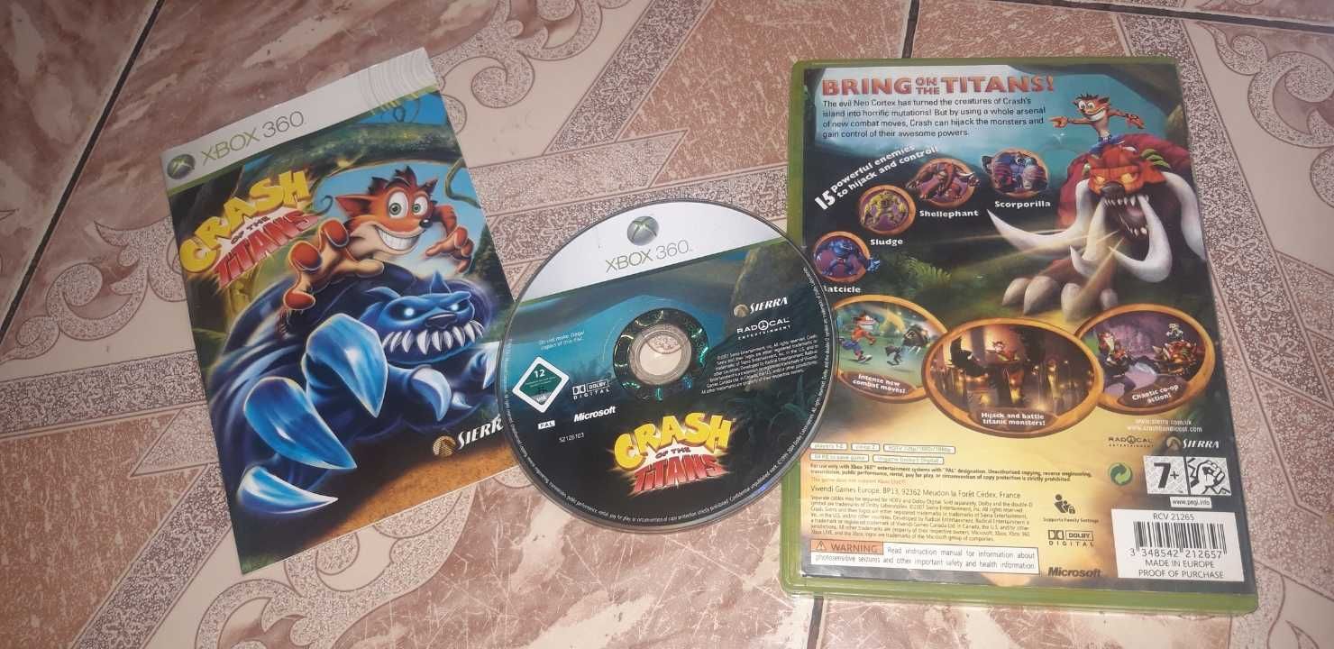 gra xbox 360 Crash of the Titans