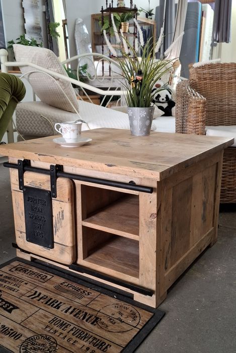 Ława LOFT Drewniana transport Szczecin