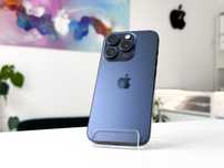 iPhone 15 Pro 128 GB Blue Tutanium Super Stan Sklep Gwarancja e-sim