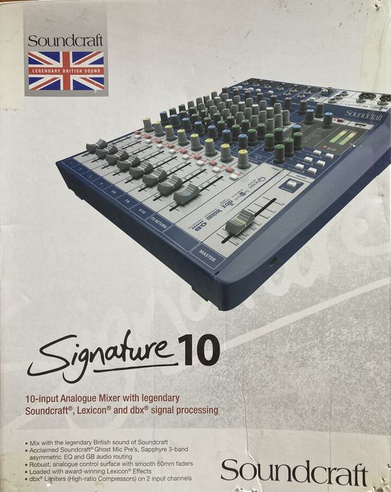 Soundcraft Signature 10 Shure Beta 87C- США