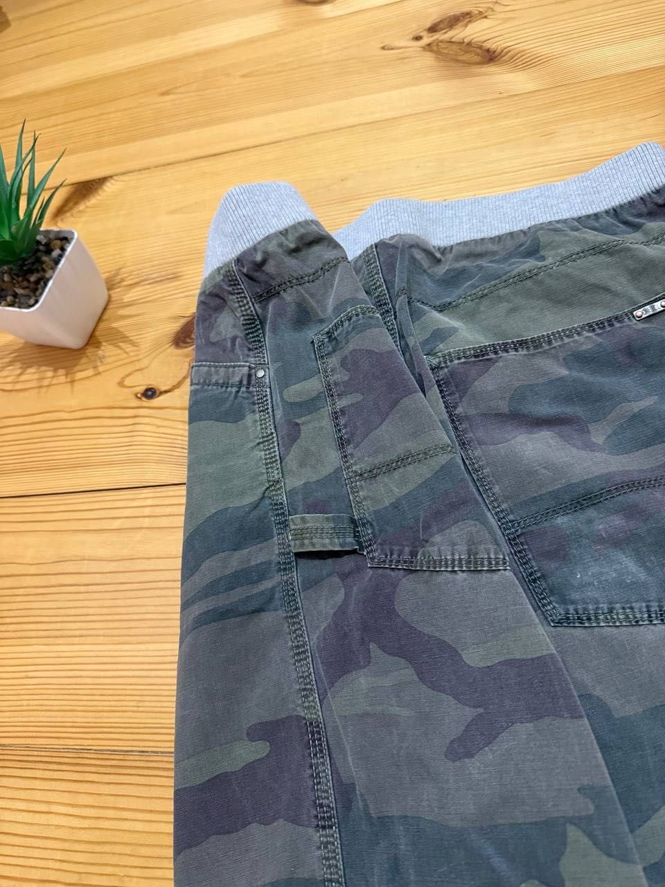 Diesel Industry Denim Devision multicam carpenter jeans shorts Y2K