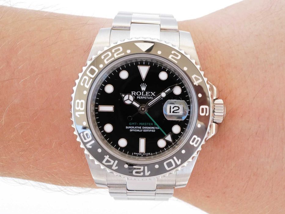 Rolex GMT-Master II Oyster Steel Black Dial 40mm
