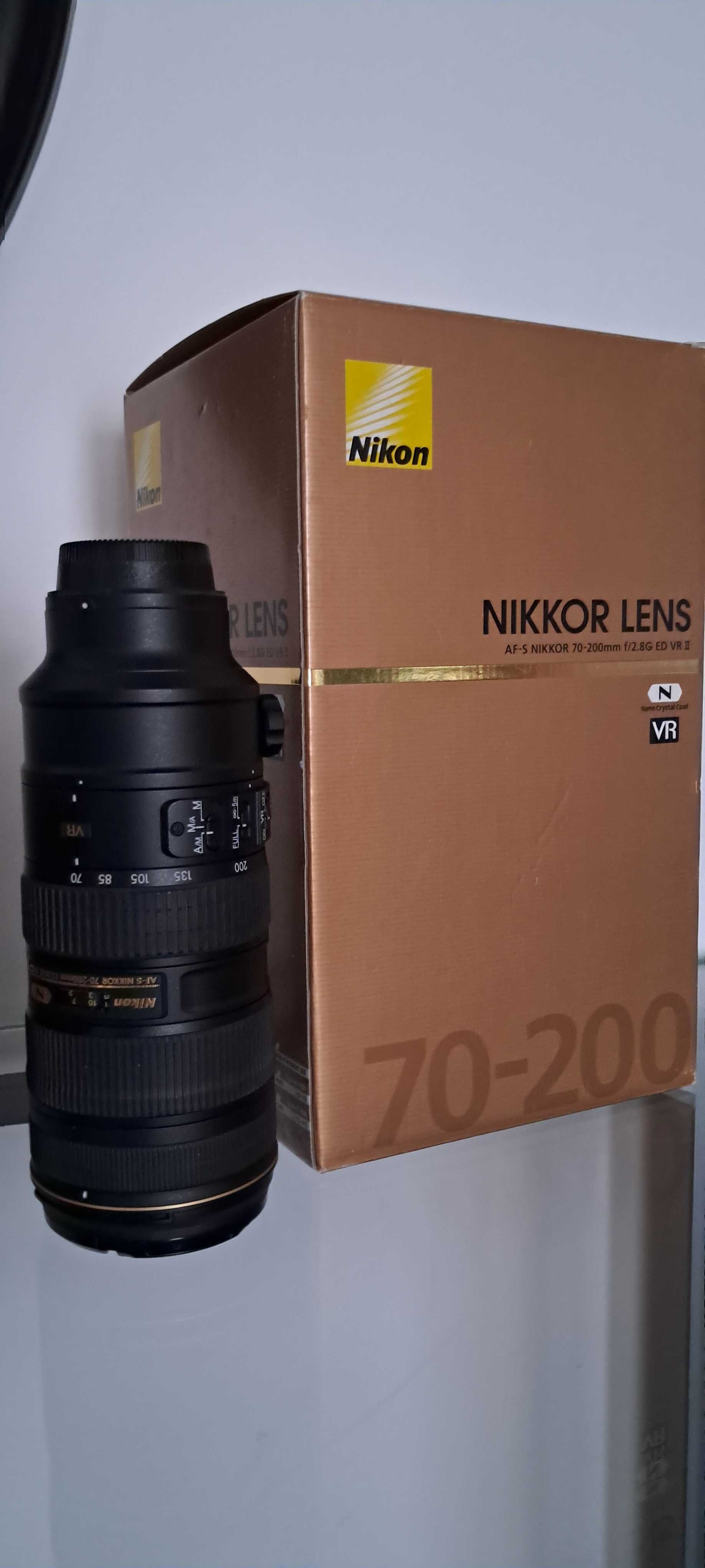 Obiektyw Nikon F Nikkor AF-S 70-200mm f/2.8G ED-IF VR II