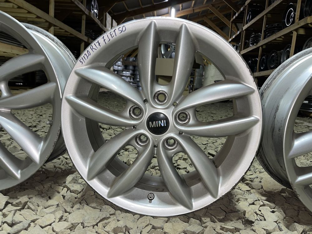 Диски MINI 5/120 R17 7J ET50 ідеал 4шт