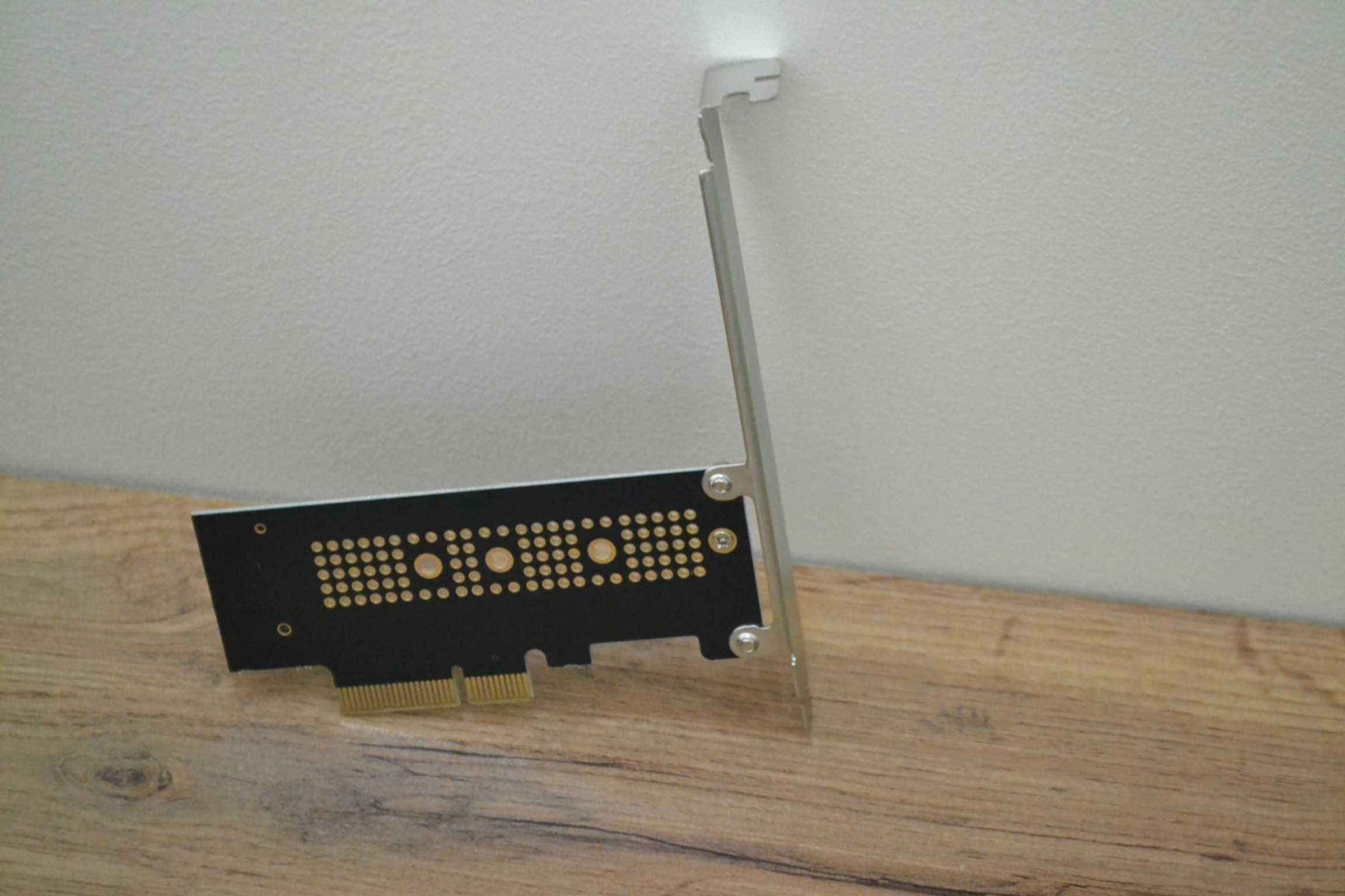 karta adapter przejściówka dla dysku SSD M.2 NVME na PCI Express 24h
