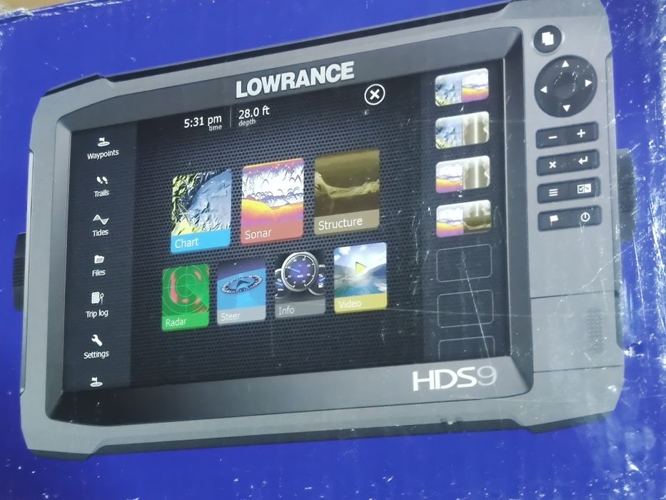 Echosonda lowrance hds9 gen3 2 x przetwornik