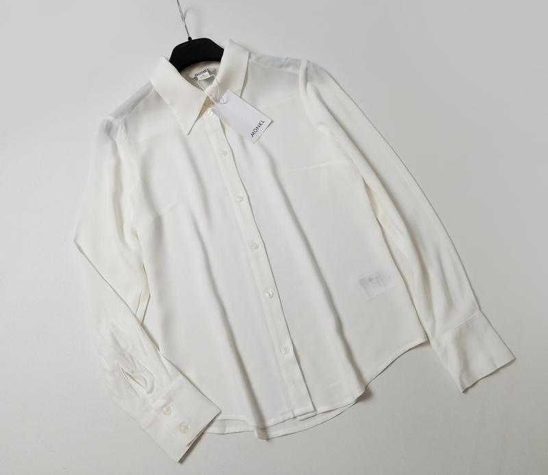 Новая белая классическая рубашка с длинным рукавом monki