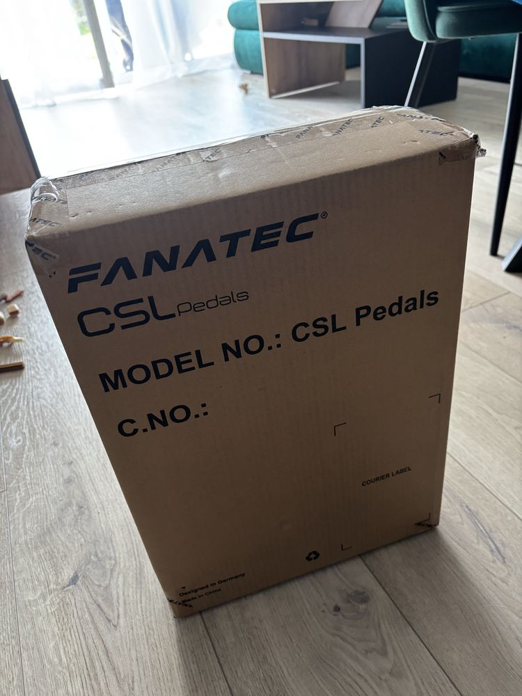 Fanatec Manipulatory CSL Pedals Nowe nie rozpakowane 3 lata gwarancji!