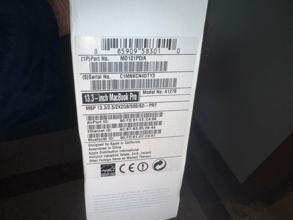 MacBook Pro 13.3” – Modelo A1278 – Excelente Oportunidade!