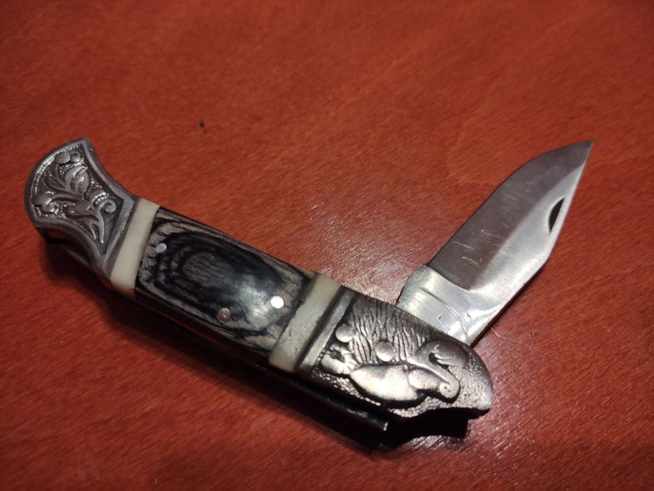 Nóż składany scyzoryk myśliwski wędkarski uniwersalny kolekcjonerski