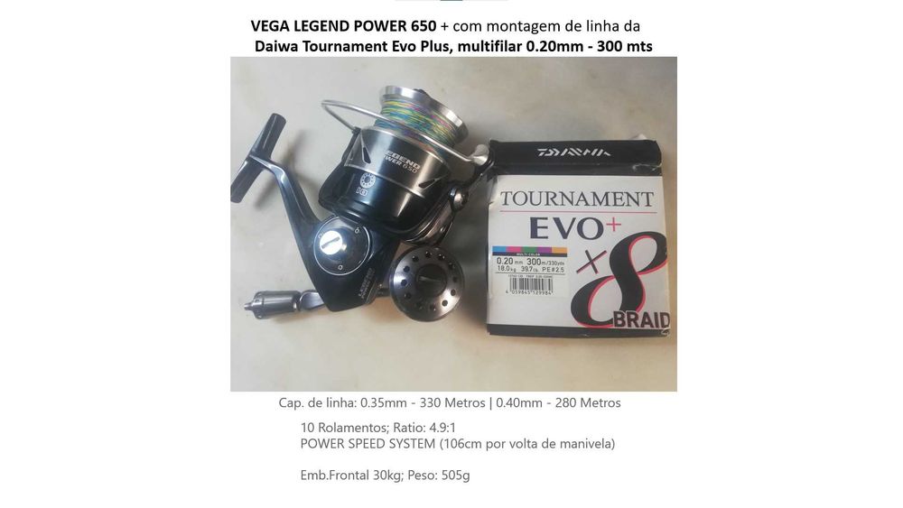 Canas de Pesca (Pesca Embarcada) - Conjunto