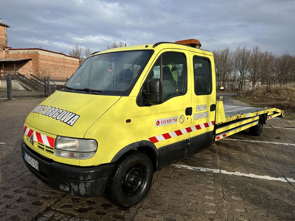 Renault Master 2,8DTi Laweta 7osobowa Poduszki Ładny Stan Zobacz !