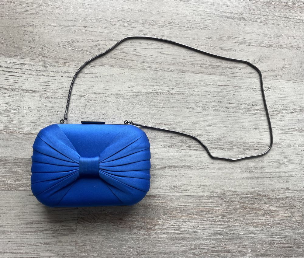 Bolsa clutch azul