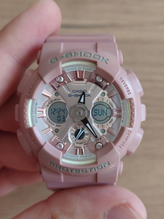 Zegarek Casio G-Shock GMA-S120DP różowy stan bardzo dobry