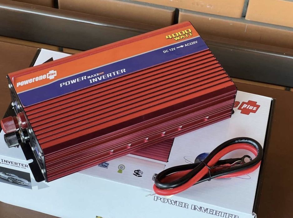 •НОВІ• Преобразователь тока 12 220V инвертор PowerOne 4000w