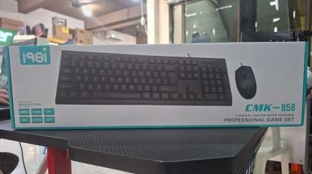 Комплект клавіатура + мишка чутлива і надійна USB букви ENG+РУС