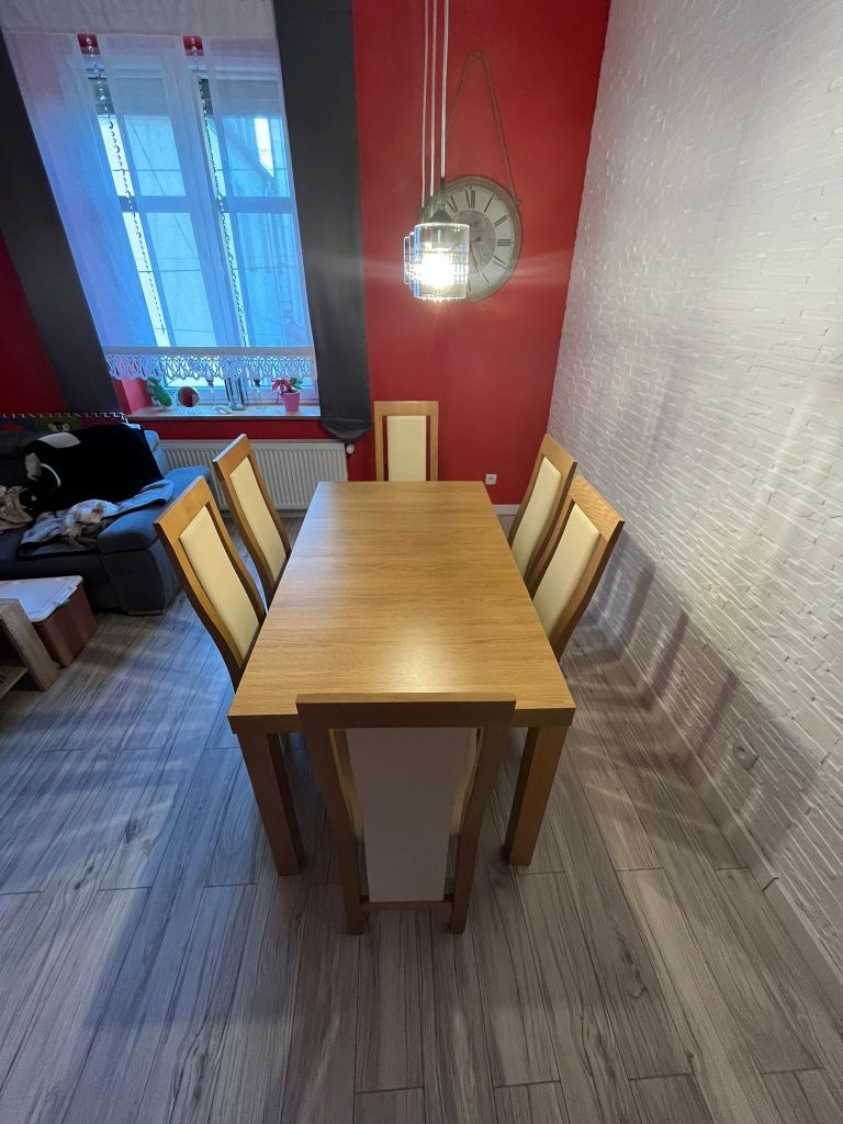 Stół rozkładany z krzesłami cena ostateczna