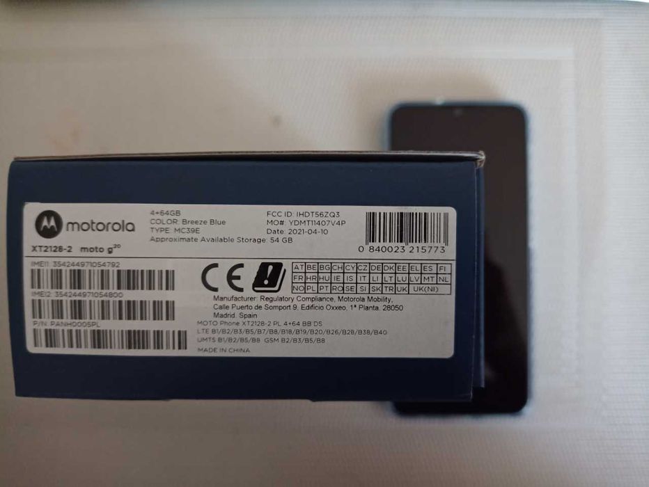 Smartfon Motorola Moto G20 4 GB / 64 GB 4G (LTE) niebieski