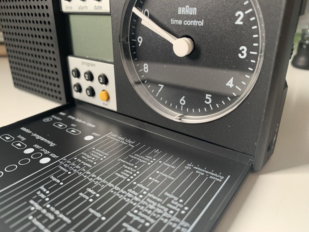 Radziobudzik budzik vintage Braun ABR 314df (typ 3869)