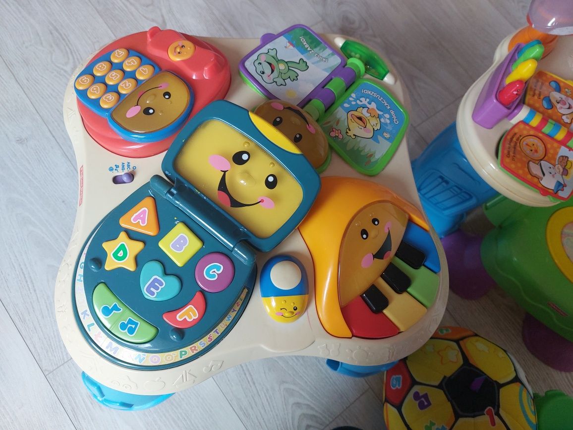Fisher price stoliczek krzesełko kuchenka piłka