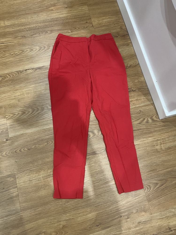 Eleganckie czerwone spodnie New Look - S