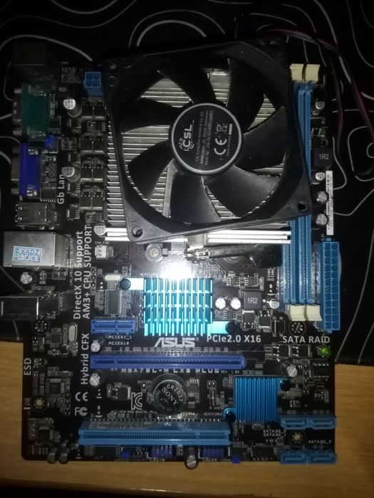 Материнская плата M5A78L-M LX3 Plus + процессор AMD fx 8300 и кулер