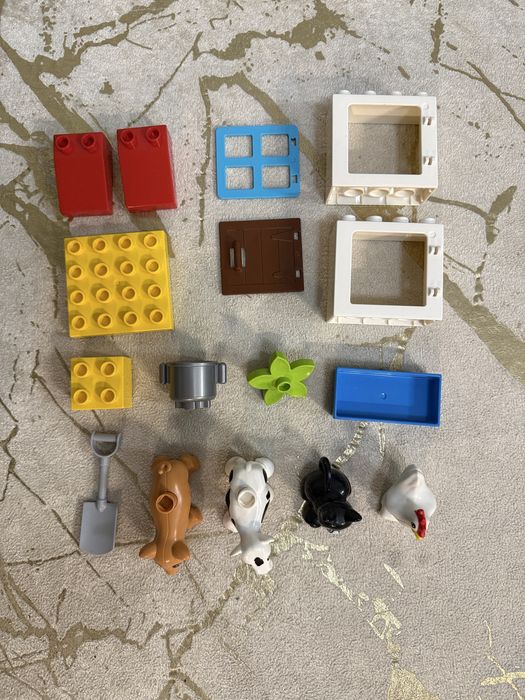 Klocki Lego Duplo 10870 Zwierzątka hodowlane, pudełko, instrukcja