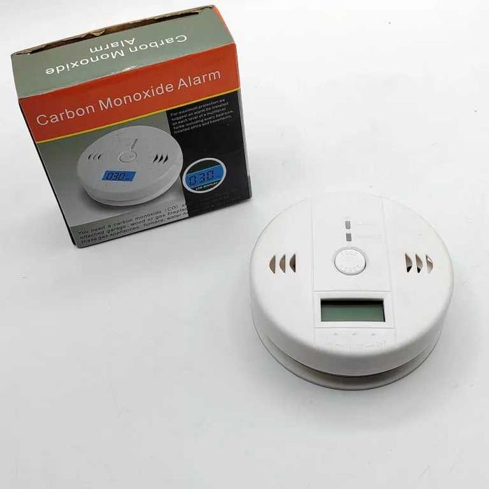 Czujnik czadu Detektor tlenku węgla Sygnalizator CO LCD 85dB Alarm