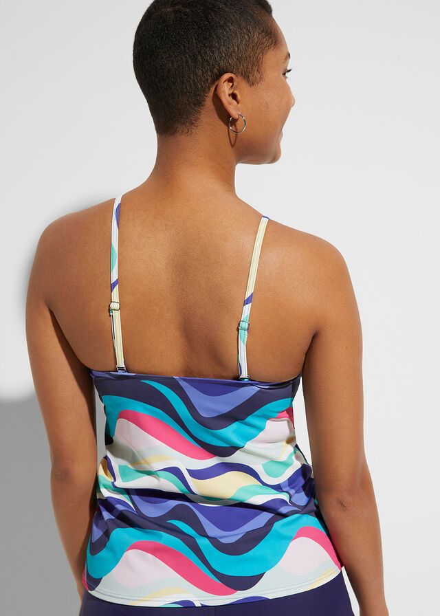 B.P.C top tankini wielokolorowy we wzory r.48