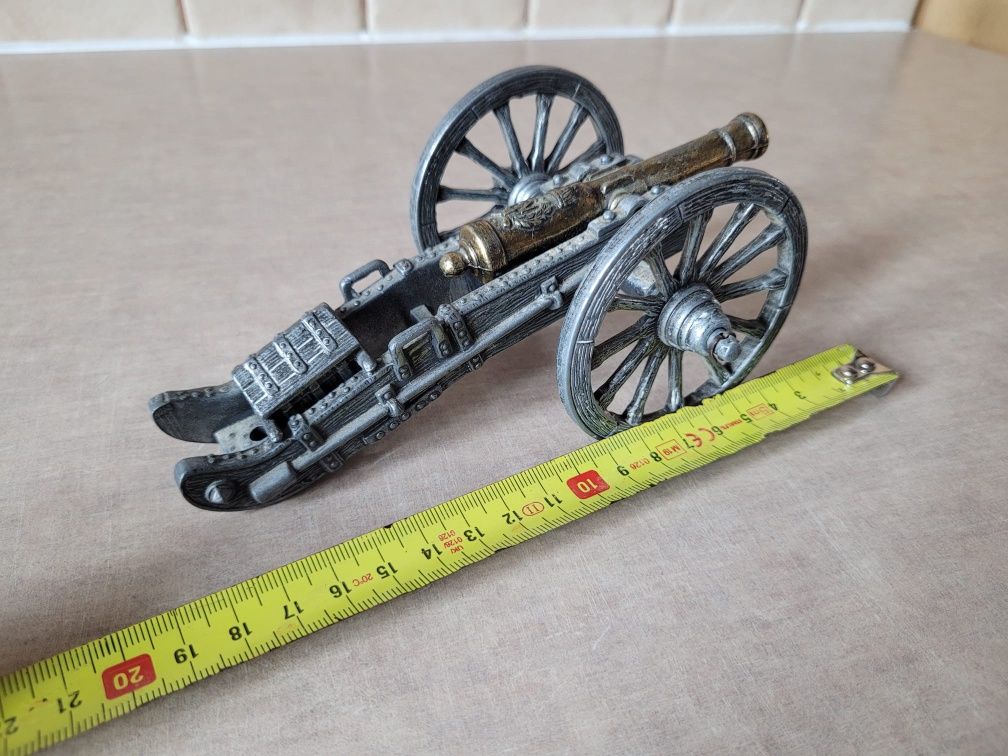 Model miniaturowy replika działa Napoleońskiego z 1806r Vintage