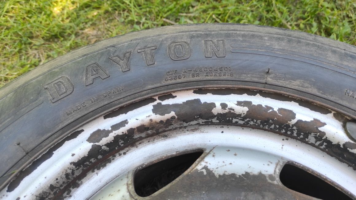 Koło dojazdowe zapasowe opona 155 / 70 R13 75T z felgą 13 4x110