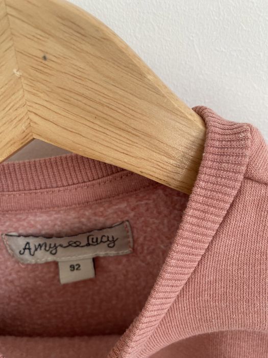 Bluza amy & lucy 92 pudrowy róż bufki