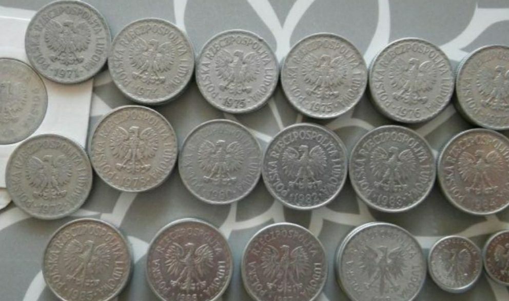 Monety PRL 1 złoty 1949 do 1990