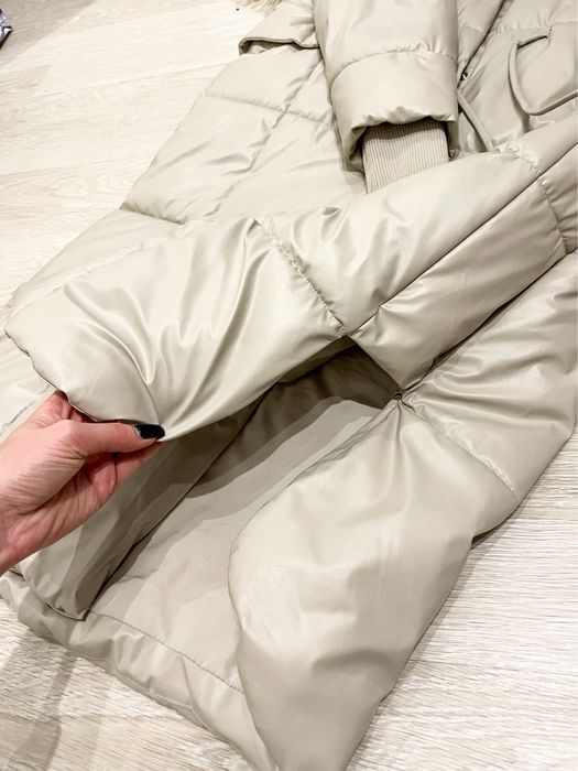 Пуховик/ пальто Reserved екошкіра