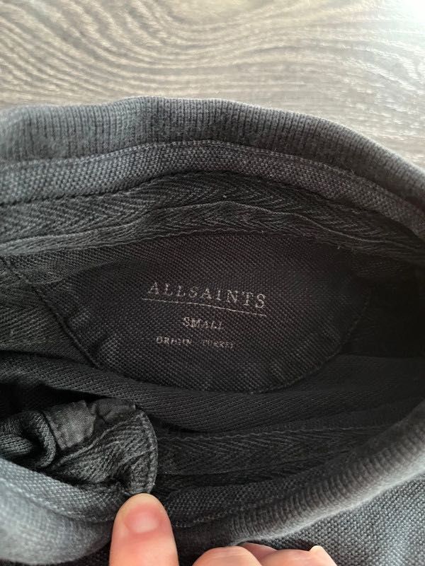 Koszulka Polo długi rękaw czaszka AllSaints