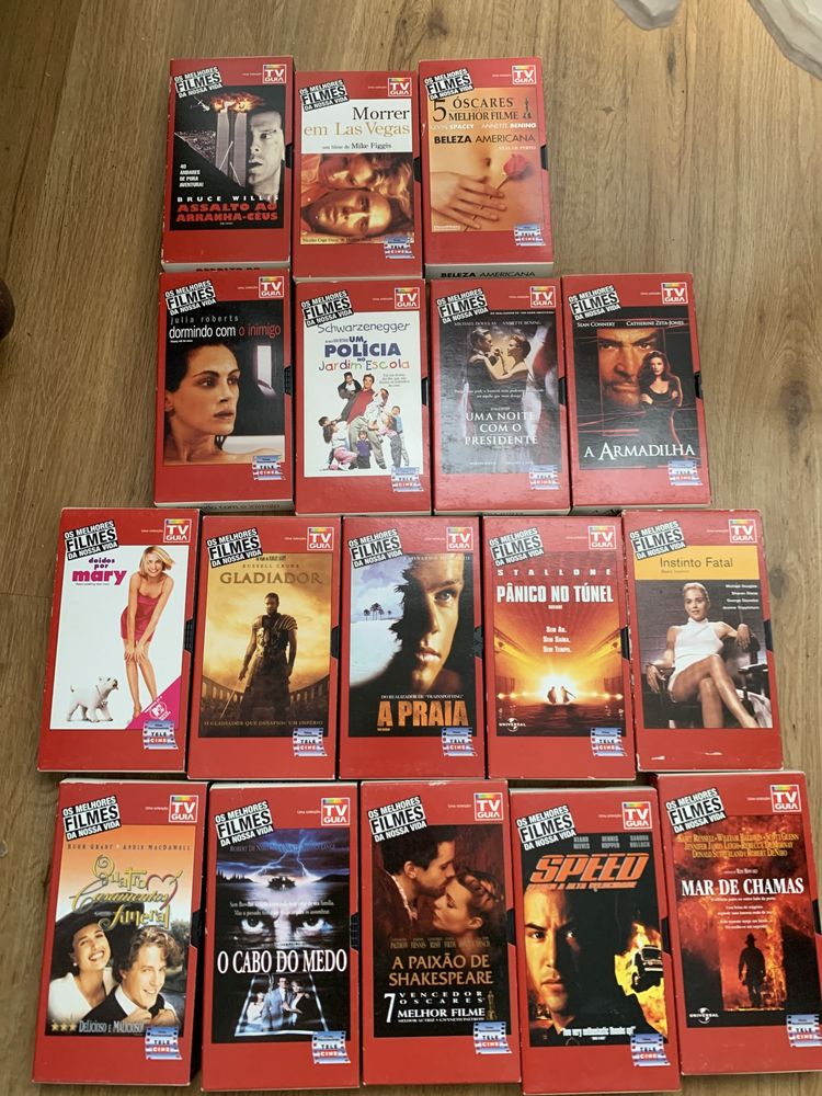 Vendo coleção de filme vhs novos