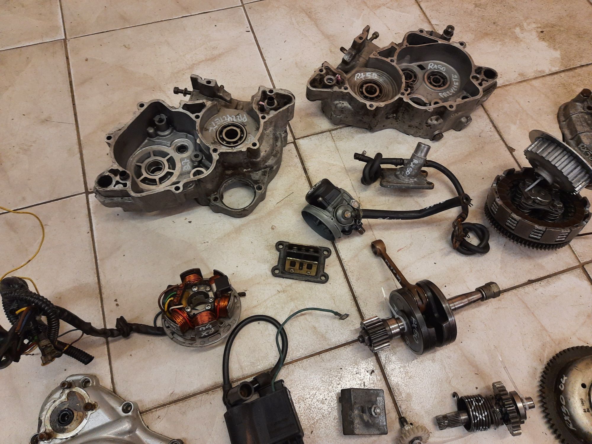 Silnik Gilera GSM 50 części aprilia cagiva