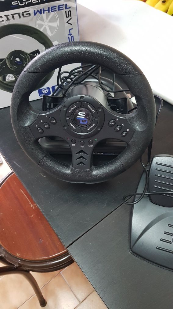 Racing Wheel volante com pedal  novo