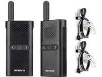 Retevis RB628B Walkie Talkie z Zestawem Słuchawkowym, 2-Drożne