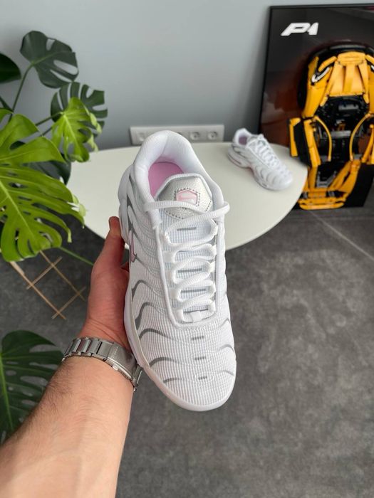 !SALE! Nike Air Max TN Plus White Grey Pink 36 37 38 39 40